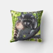 木の中のアライグマ クッション (裏面)