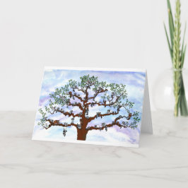 木の中のアライグマ ノートカード