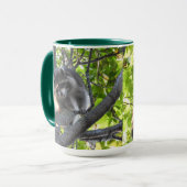 木の中のアライグマ マグカップ (正面左)