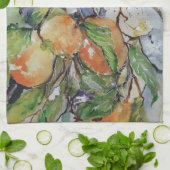 木の中のオレンジ。 キッチンタオル (折り畳み)