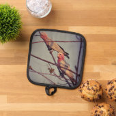 木の中のガラ鳥2 鍋敷き (トップダウン)