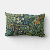 木の中のキジ鳥(ウィリアム・モリス著) ランバークッション (裏面)