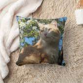 木の中のサハラ猫II -装飾用クッション クッション (ブランケット)