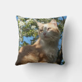 木の中のサハラ猫II -装飾用クッション クッション (裏面)