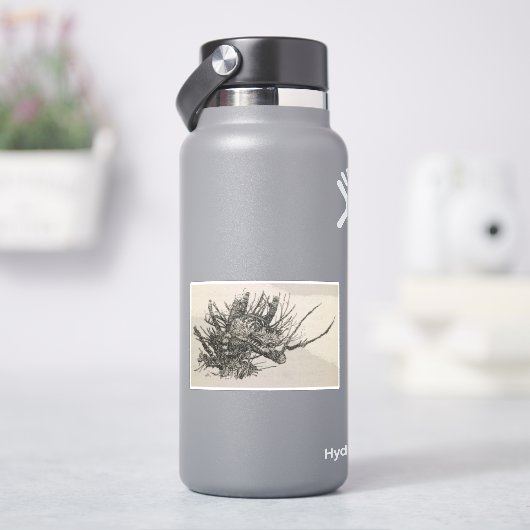 木の中のチェシャ猫アーサー・ラッカム シール (HydroFlask)