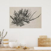 木の中のチェシャ猫アーサー・ラッカム ポスター (キッチン)