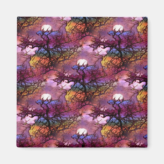 木の中の月….. マグネット (正面)