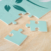 木の中の様式化されたナサッチ ジグソーパズル (側面)