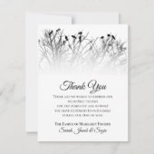 木の中の美しい鳥ありがとう同情カード (正面)