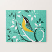 木の中の裸鳥 ジグソーパズル (横)