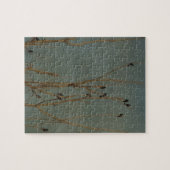 木の中の鳥たちグランジ。 ジグソーパズル (横)