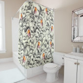 『木の中の鳥たち』 シャワーカーテン (インサイチュ)