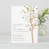 木の中の鳥と葉の数 招待状 (スタンド正面)