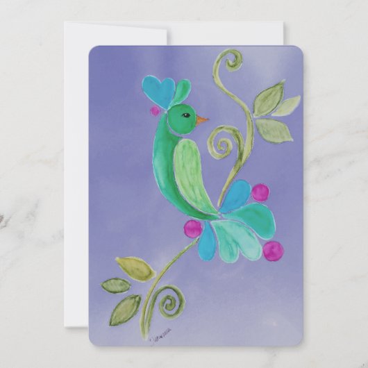 木の中の鳥 (正面)