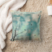 木の中の鳥 クッション (ブランケット)