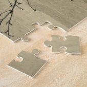 木の中の鳥 –  ジグソーパズル (側面)