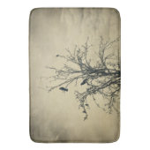 木の中の鳥 –  バスマット (正面縦)