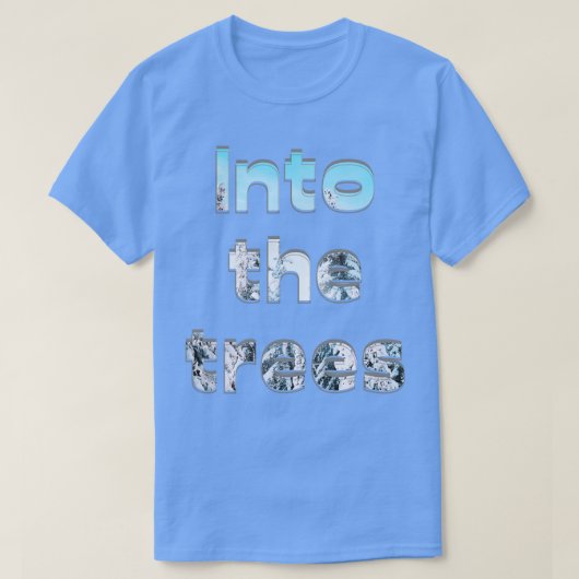 木の中へ1 Tシャツ (デザイン正面)