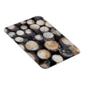 木の丸太オリジナル自然写真 マグネット (右側)