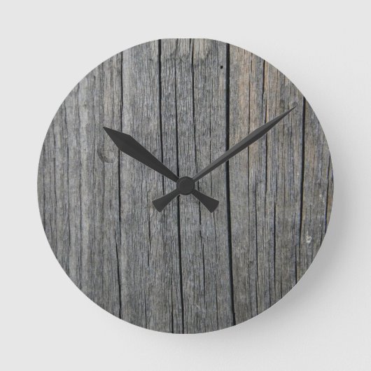 木の丸時計 ラウンド壁時計 (正面)