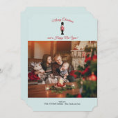 木の兵士の写真の休日カード シーズンカード (正面/裏面)