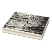 木の写真ゴム印 ラバースタンプ (スタンプ)