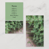 木の写真 名刺 (正面/裏面)