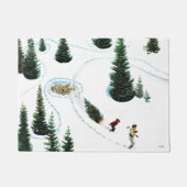 木の切り倒し ドアマット (正面)