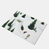 木の切り倒し ドアマット (アングル)