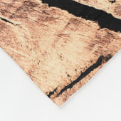 木の切り株の背景、年齢、年齢、年齢  フリースブランケット (角)