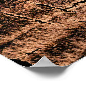 木の切り株の背景、年齢、年齢、年齢 ポスター (角)