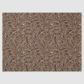 木の切り葉離しでスクロール 薄葉紙 (正面)