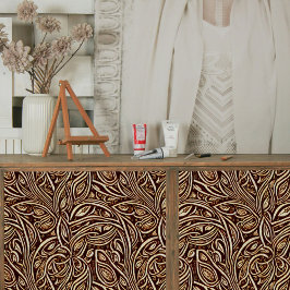 木の切り葉離しでスクロール 薄葉紙