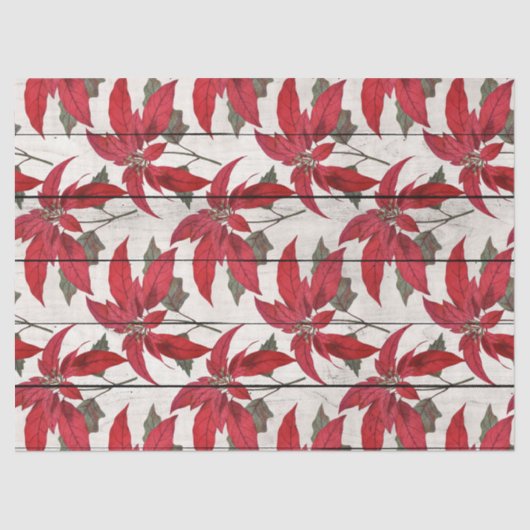 木の切り離しページのクリスマスポイント 薄葉紙 (正面)