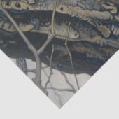 木の切り離し絵を描のアライグマ 薄葉紙 (詳細)