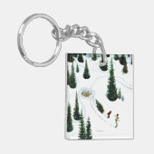 木の削減 キーホルダー (正面左)