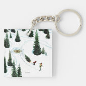 木の削減 キーホルダー (裏面)