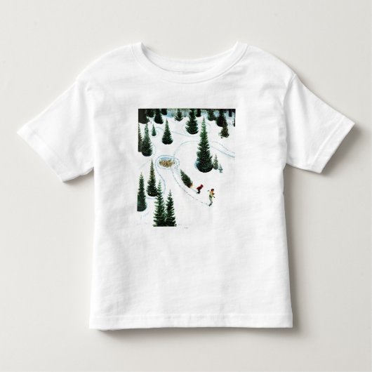 木の削減 トドラーTシャツ (正面)