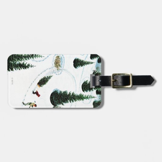 木の削減 ラゲッジタグ (正面横)