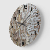 木の動揺して外観 ラージ壁時計 (傾斜)