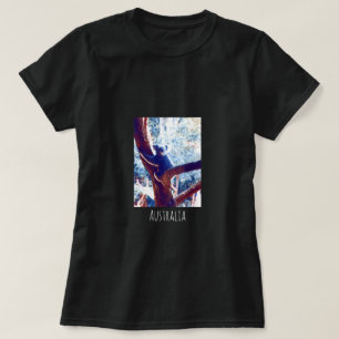 木の動物のコアラオーストラリア Tシャツ