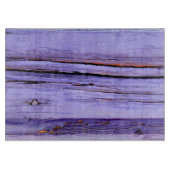 木の古い割れた紫色のペンキ カッティングボード (正面)
