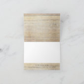 木の台素朴本を再生し、ありがとうございます サンキューカード (内部)