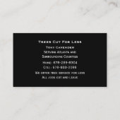 木の名刺 名刺 (裏面)