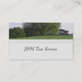 木の名刺 名刺 (裏面)