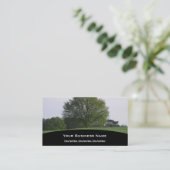 木の名刺 名刺 (スタンド正面)