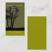 木の名刺 名刺 (正面/裏面)