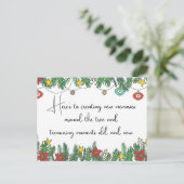 木の周りで記憶を作る ポストカード (スタンド正面)