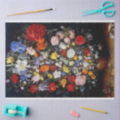 木の器の花、ヤン·ブルーヘル·ザ·エルダー 薄葉紙 (クラフト)