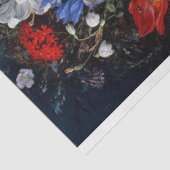 木の器の花、ヤン·ブルーヘル·ザ·エルダー 薄葉紙 (詳細)